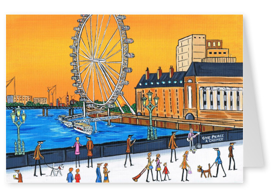 Painting from South London Artist Dan London Eye