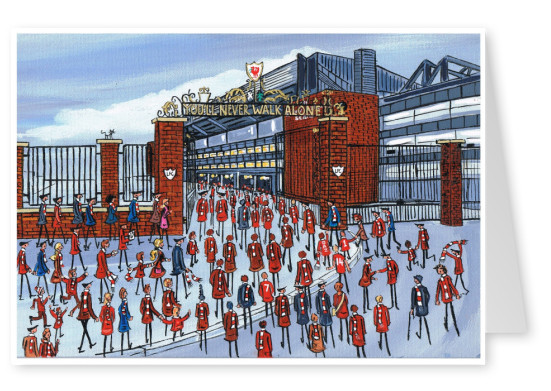 Painting from South London Artist Dan You'll never walk alone