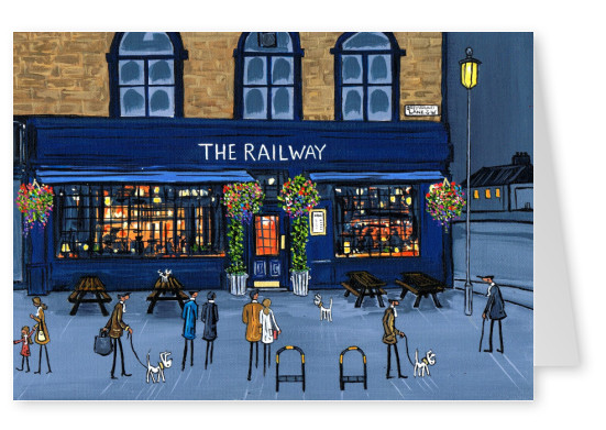 Painting from South London Artist Dan The Railway