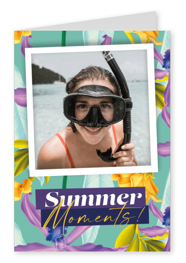 Postkarte Summer moments