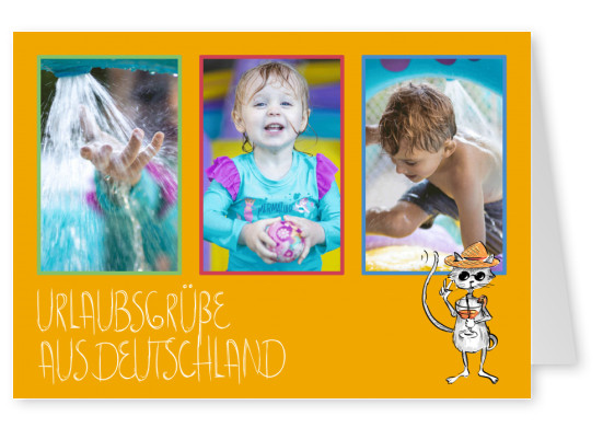 Postkarte Christin-Marie Arold Liebling Urlaubsgrüße aus Deutschland