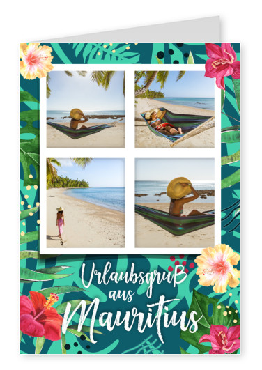 Urlaubsgruß aus Mauritius