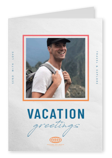 Postkarte Vacation greetings
