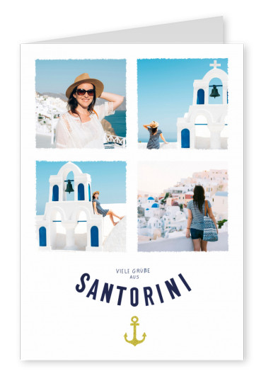 Viele Grüße aus Santorini