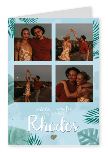 Viele Grüße von der Insel Rhodos