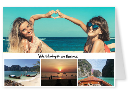 Viele Urlaubsgrüße aus Thailand