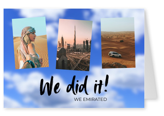 We did it! We EMIRATED