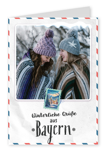 Winterliche Grüße aus Bayern