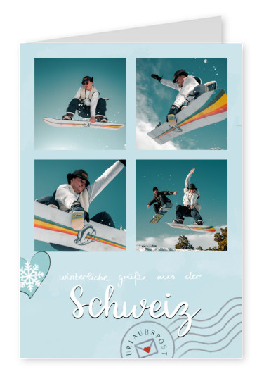 Winterliche Grüße aus der Schweiz