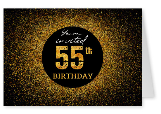 You're invited 55th Birthday
