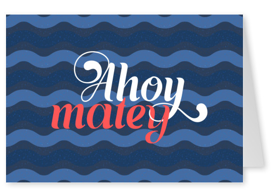 Ahoy Matey!