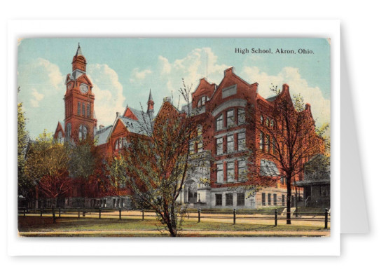 Akron Ohio High School Exterior