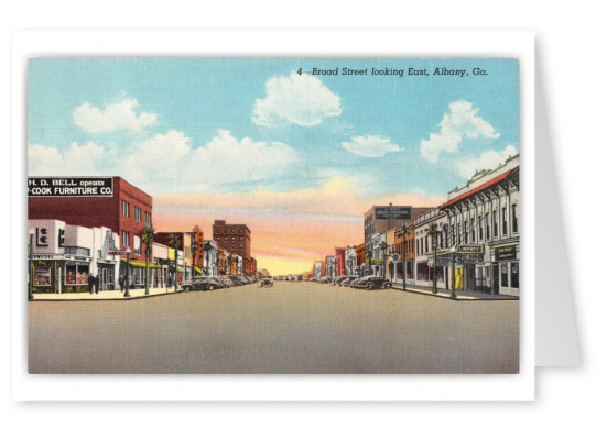 Albany Georgia Broad Street Looking East