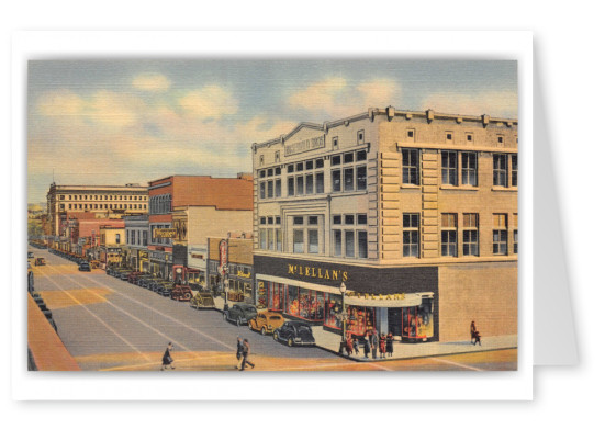 Albuquerque, New Mexico, central avenue from Fourth Street