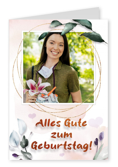 Postkarte Alles Gute zum Geburtstag