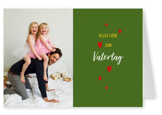 Postkarte Meridian Design Alles Liebe zum Vatertag