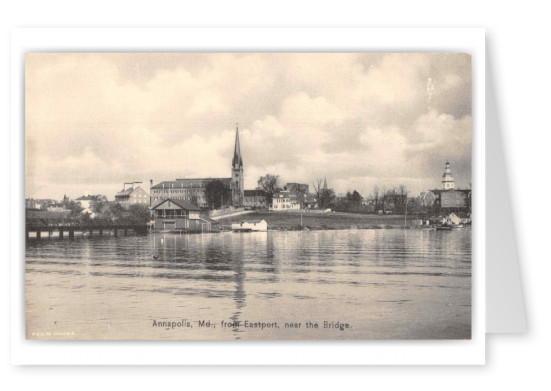 Annapolis Maryland from Eastport near the Bridge