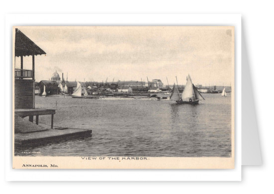 Annapolis Maryland View of the Harbor