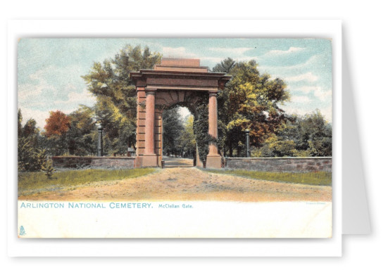 Arlington, Virginia, national Cemetery, McClellan gate