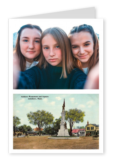 Attleboro Massachusetts Soldiers Monument and Square