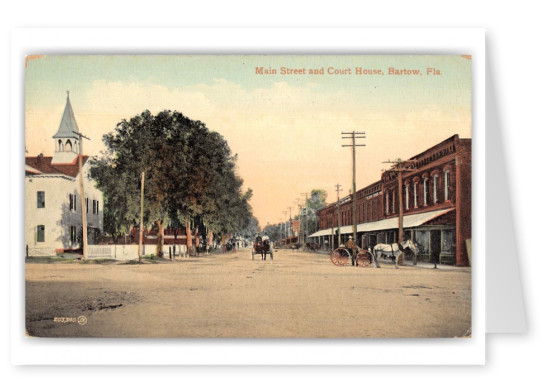 Bartow Florida Main Street and Court House