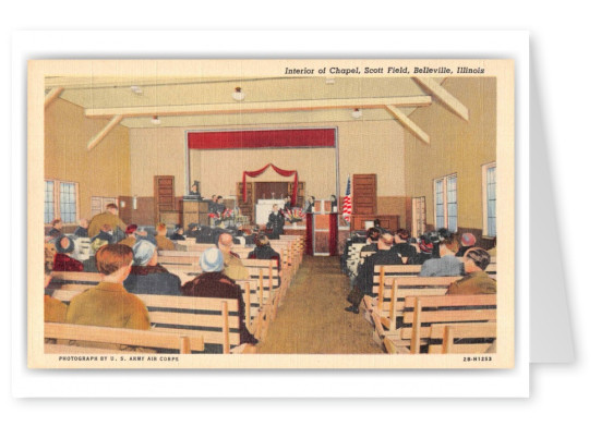 Belleville Illinois Scott Field Chapel Interior