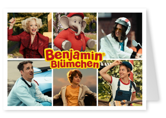 Benjamin Blümchen Film Collage 6 Fotos