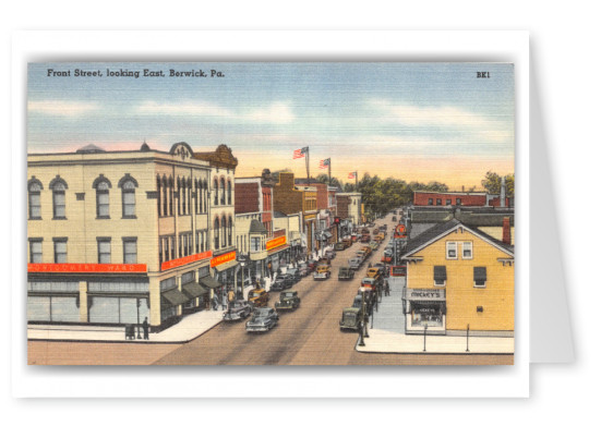 Berwick, Pennsylvania, Front Street looking east