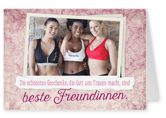 SegensArt Postkarte Beste Freundinnen