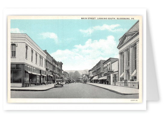 Bloomsburg, Pennsylvania, Main Street looking south