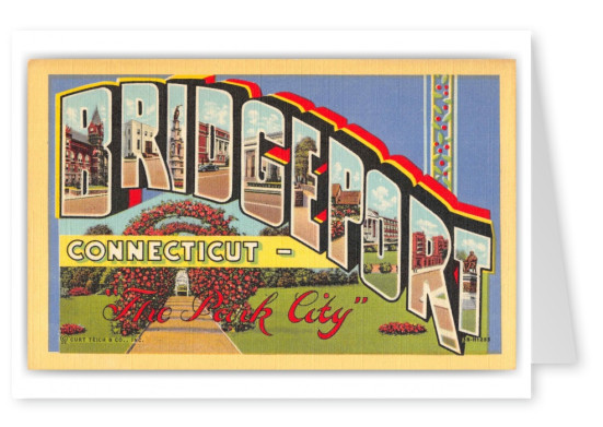 Bridgeport Connecticut Large Letter Greetings