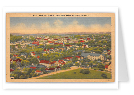 Bristol, Virginia, general view of town