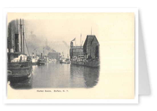 Buffalo, New York, Harbor scene