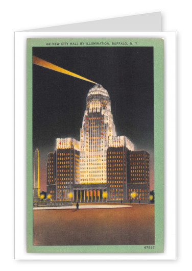Buffalo, New York, New City Hall by Illumination