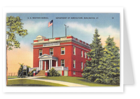 Burlington, Vermont, US Weather Bureau, Department of Agriculture