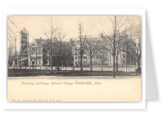 Cambridge, Massachusetts, Dormitory Buildings, Harvard College