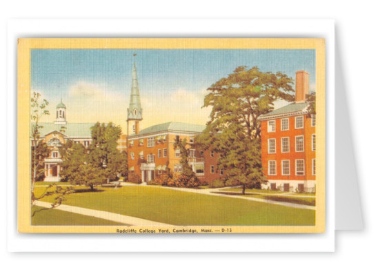 Cambridge, Massachusetts, Radcliffe College Yard