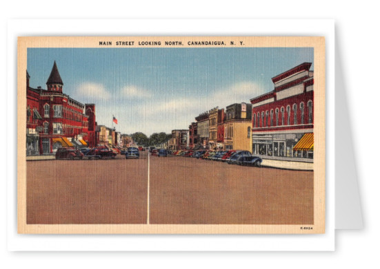 Canandaigua, New York, main Street looking north