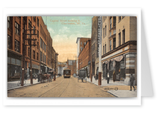 Charleston, West Virginia, Capitol Street looking south