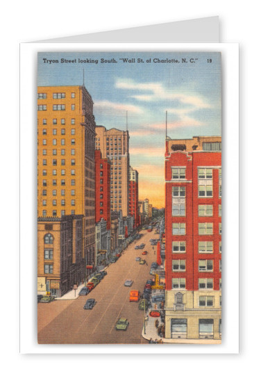 Charlotte, North Carolina, Tryon Street looking north