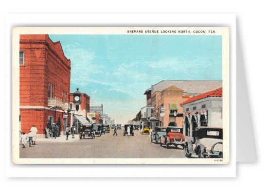 Cocoa Florida Brevard Avenue Looking North