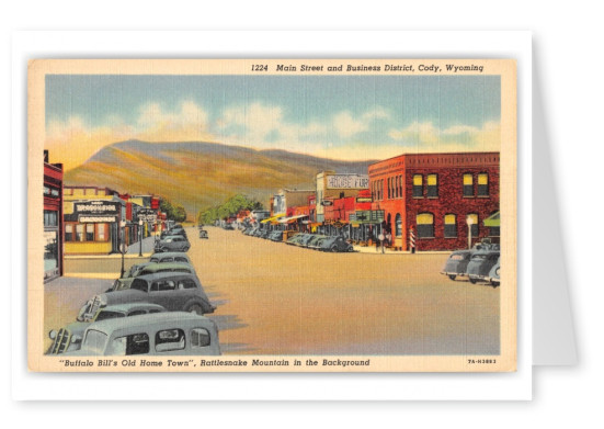 Cody, Wyoming, Main Street and Business District