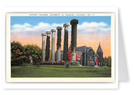 Columbia, Missouri, Historic Columns, University of Missouri