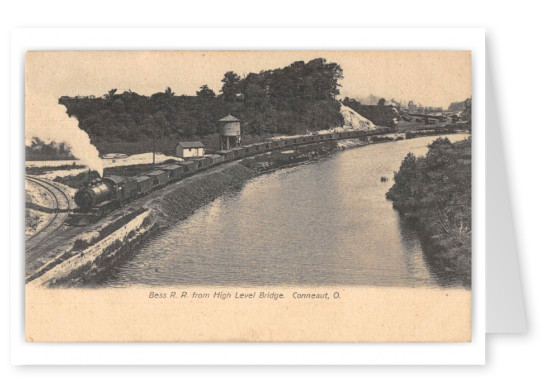 Conneaut Ohio Bess Railroad from High Level Bridge