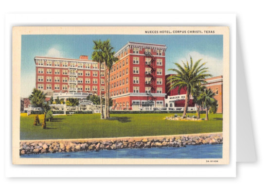 Corpus Christi Texas Nueces Hotel from Water