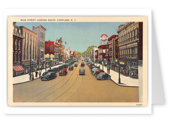 Cortland, New York, Main Street looking south