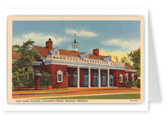 Dearborn, Michigan, Gate Lodge Entrance