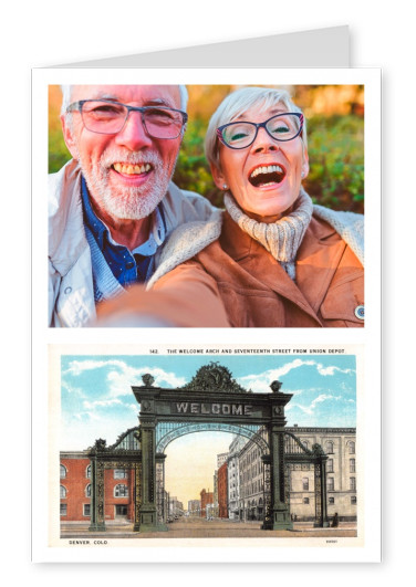 Denver, Colorado, Welcome Arch and 17th street