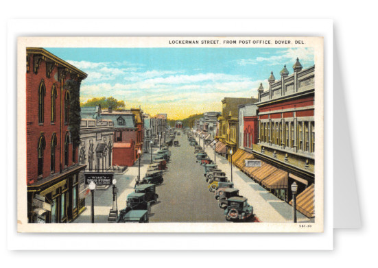 Dover, Delaware, Lockerman Street from post Office