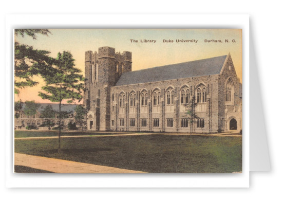 Durham, North Carolina, The Library, Duke Univeristy